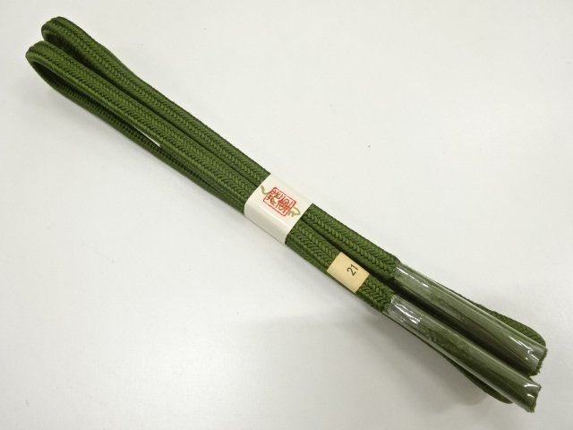 未使用品　正絹　手組帯締め